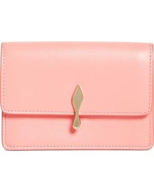 Christian Louboutin Bettina Leather Business Card Holder - Pink