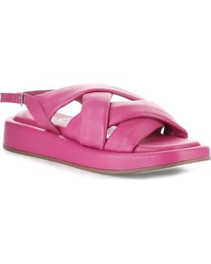 Bos. & Co. Brixin Slingback Platform Wedge Sandal - Pink