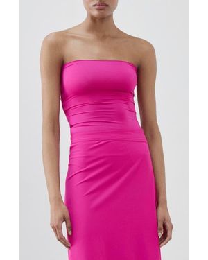 Mango Stretch Tube Top - Pink