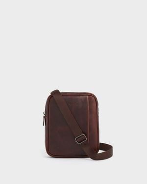Osprey The Carter Small Leather 2 Way Messenger Bag - Brown