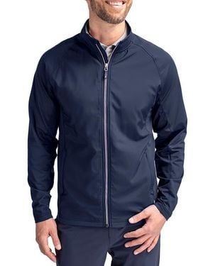 Cutter & Buck Adapt Knit Full Zip Jacket - Blue