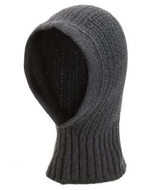Johnstons of Elgin Waffle Stitch Cashmere & Silk Snood - Black