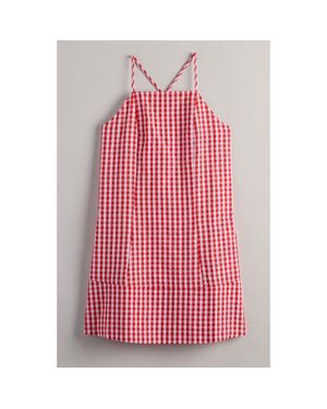 Nordstrom Kids' Gingham Apron Dress - Red