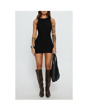 Princess Polly Marcee Sleeveless Skirted Romper - Black