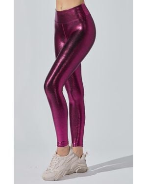Heroine Sport Marvel High Waist Sparkle Leggings - Purple