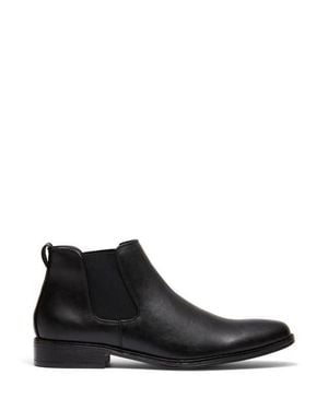 Uncut Canterbury Round Toe Chelsea Dress Boot - Black