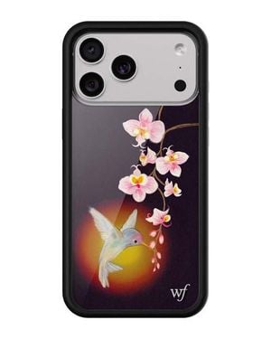 Wildflower Cases Hummingbird Iphone 17/17E/Air/17 Pro/17 Pro Max Case - Black