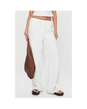 Princess Polly Paigey Camisole & Wide Leg Pants Set - White
