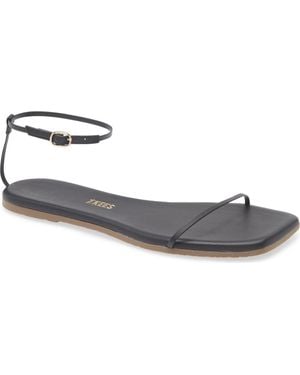TKEES Twiggy Ankle Strap Sandal - Gray