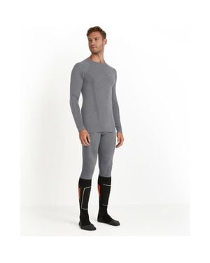 FALKE Wool Tech Base Layer Top - Gray