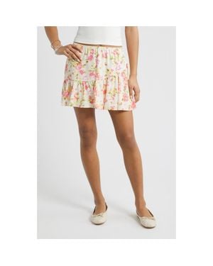 BP. Chiffon Miniskirt - Pink