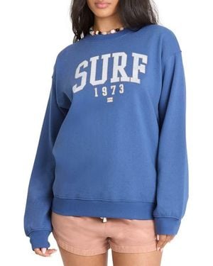 Billabong Gone Surfing Graphic Sweatshirt - Blue