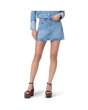 PAIGE Bobbie Denim Miniskirt - Blue