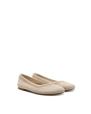 VIVAIA Tila Wide Toe Box Flats - White
