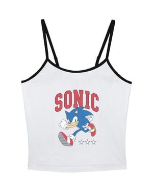Sonic The Hedgehog Junior's Three Stars Running Tank Top - Red