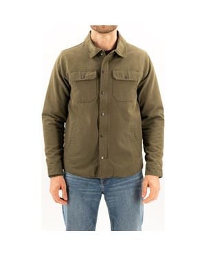 DEVIL-DOG DUNGAREES Insulated Cotton Canvas Deck Jacket - Green
