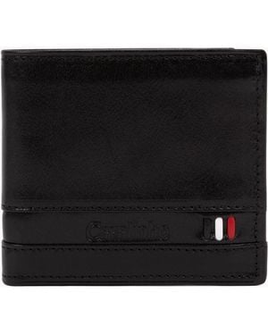 Cavalinho Di Cavallo Trifold Leather Wallet 529 - Black