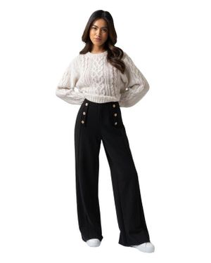 Saint + Sofia Chelsea Pant - White