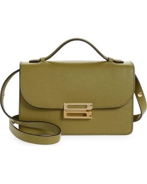 Victoria Beckham The Mini Dorian Leather Shoulder Bag - Green
