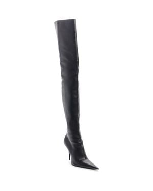 Balenciaga Avenue Over The Knee Boot - Black
