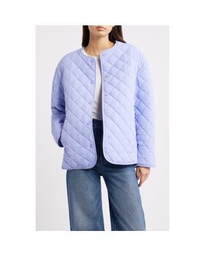 Thread & Supply Quilted Puffer Jacket - Blue