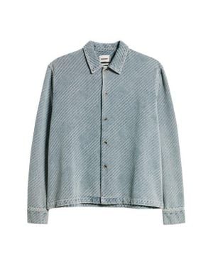 RIZORT Clever Denim Button-Up Shirt Jacket - Blue