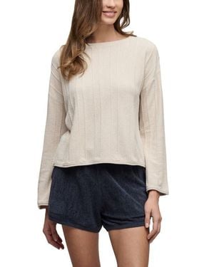 Barefoot Dreams Cozychic Ultra Lite Sweater - Blue
