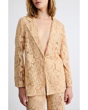 Extro & Vert Andrey Lace Blazer - Natural