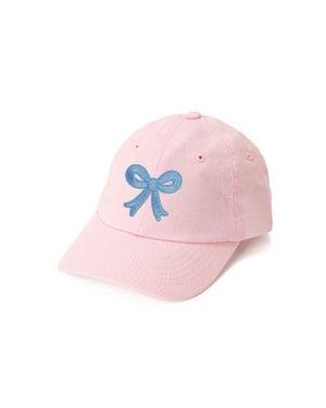 Sweet Wink Bow Patch Baseball Hat - Pink