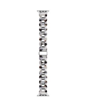 The Posh Tech Aria Resin & Stainless Steel Apple Watch Watchband - Metallic