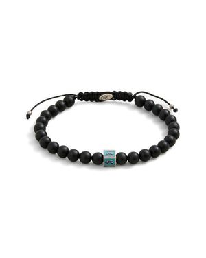 Degs & Sal Venetian Lion Slider Bracelet - Black
