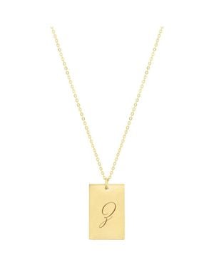 SET & STONES Stella Initial Necklace - Metallic