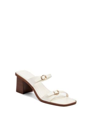 Open Edit Akari Block Heel Sandal - White