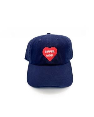 Rey To Z Super Mom Baseball Hat - Blue