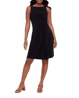 Miraclesuit Remi Side Gathered Stretch Jersey Dress - Black