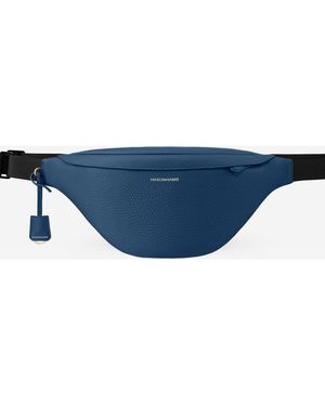 Maison De Sabre Large Leather Sling Bag - Blue