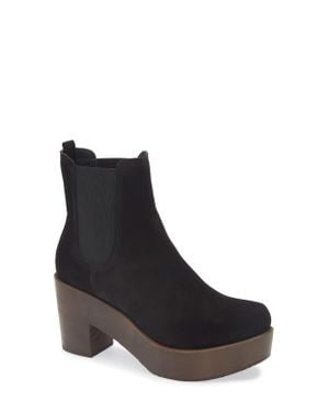 Pedro Garcia Dalmi Platform Chelsea Boot - Black