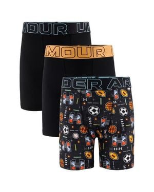 Under Armour Assorted 3-Pack Ua Performance Tech Boxer Briefs - Black