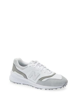 New Balance 997 Sl Waterproof Spikeless Golf Shoe - White