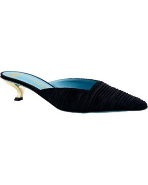 Valentina Rangoni Virgilo Low Heel Mule - Blue