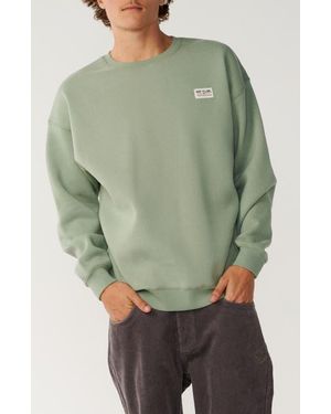 Rip Curl Pacific Rinse Graphic Cotton Blend Sweatshirt - Green