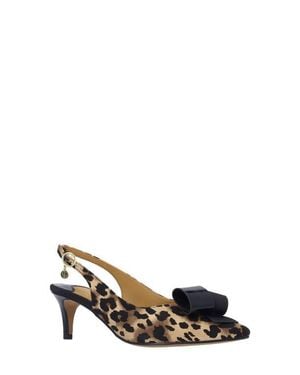 J. Reneé Delara Pointed Toe Slingback Pump - Metallic