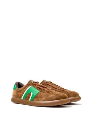 Camper Pelotas Soller Leather Sneaker - Green