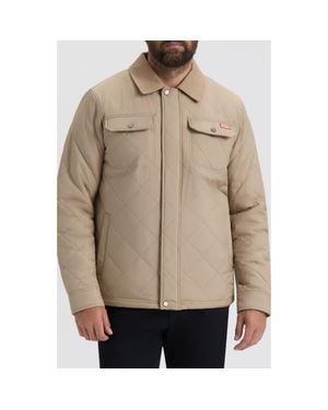 HUNTER Bell Quilted Barn Jacket - Natural