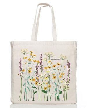 The Tote Project Free To Be Wild - White