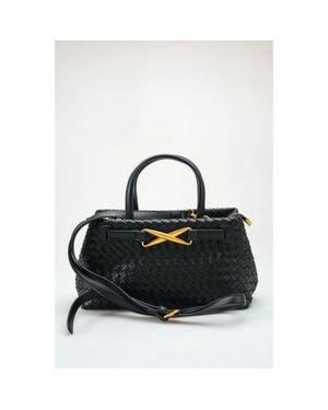 Prologue Shoes Verona Woven Handle Bag - Black