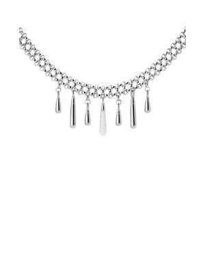 Pdpaola Jelly Choker Necklace - Metallic