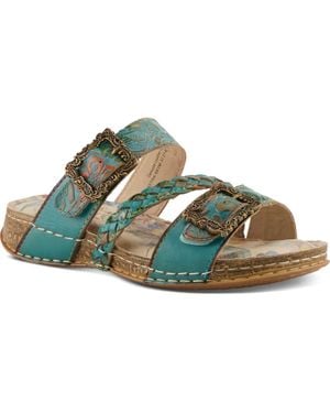 Spring Step Astra Slide Sandal - Green