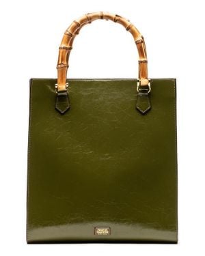 Frances Valentine Nan Leather Tote - Green