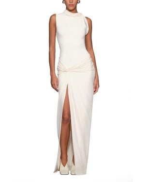 Et Ochs Imogen Knit Combo Gown - White